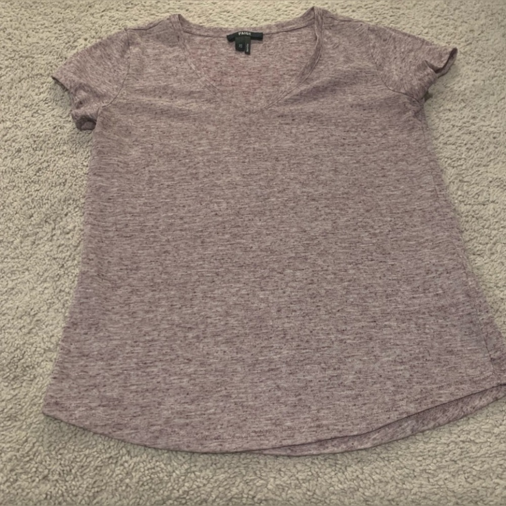 Paige brand Purple t-shirt EUC soft and lightweight